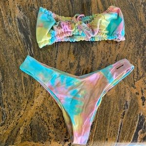 Blackbough Rainbow tie-dye bathing suit